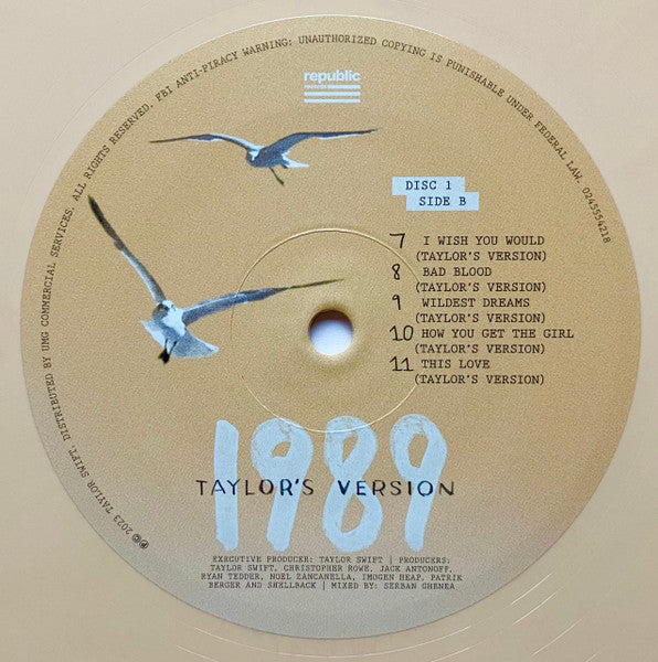 Taylor Swift 1989 (Taylor's Version) Tangerine Edition Vinyl Album (Sealed)