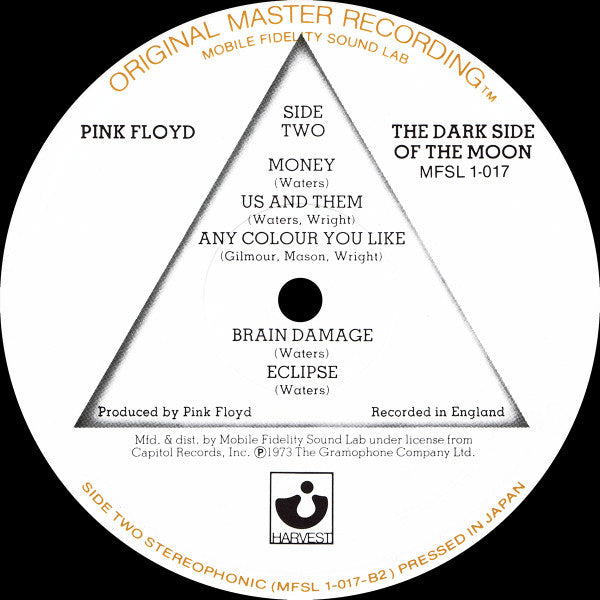 1979 Pink Floyd Dark Side of the Moon MFSL Original Master Recording (Pre-Owned) Vinyl Record