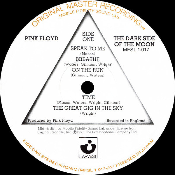 1979 Pink Floyd Dark Side of the Moon MFSL Original Master Recording (Pre-Owned) Vinyl Record
