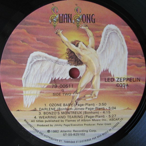 1982 Led Zeppelin Coda Vintage Vinyl Record Album (Factory Sealed) Canada Pressing