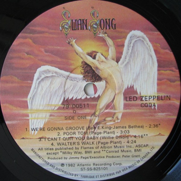 1982 Led Zeppelin Coda Vintage Vinyl Record Album (Factory Sealed) Canada Pressing