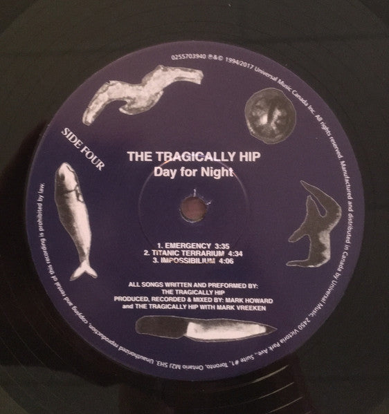 The Tragically Hip Day for Night 2017 Re-Release Vinyl Album (Sealed)