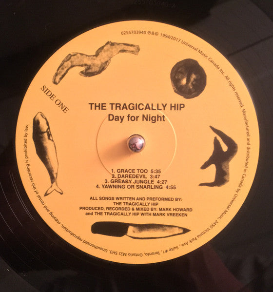 The Tragically Hip Day for Night 2017 Re-Release Vinyl Album (Sealed)