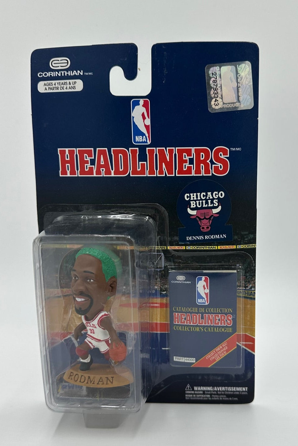 1997 Irwin NBA Headliners Dennis Rodman 3-inch Action Figure Unopened