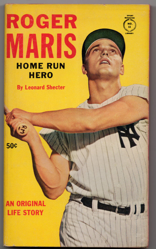 1961 Roger Maris Home Run Hero by Leonard Shecter Vintage Paperback 1st Printing