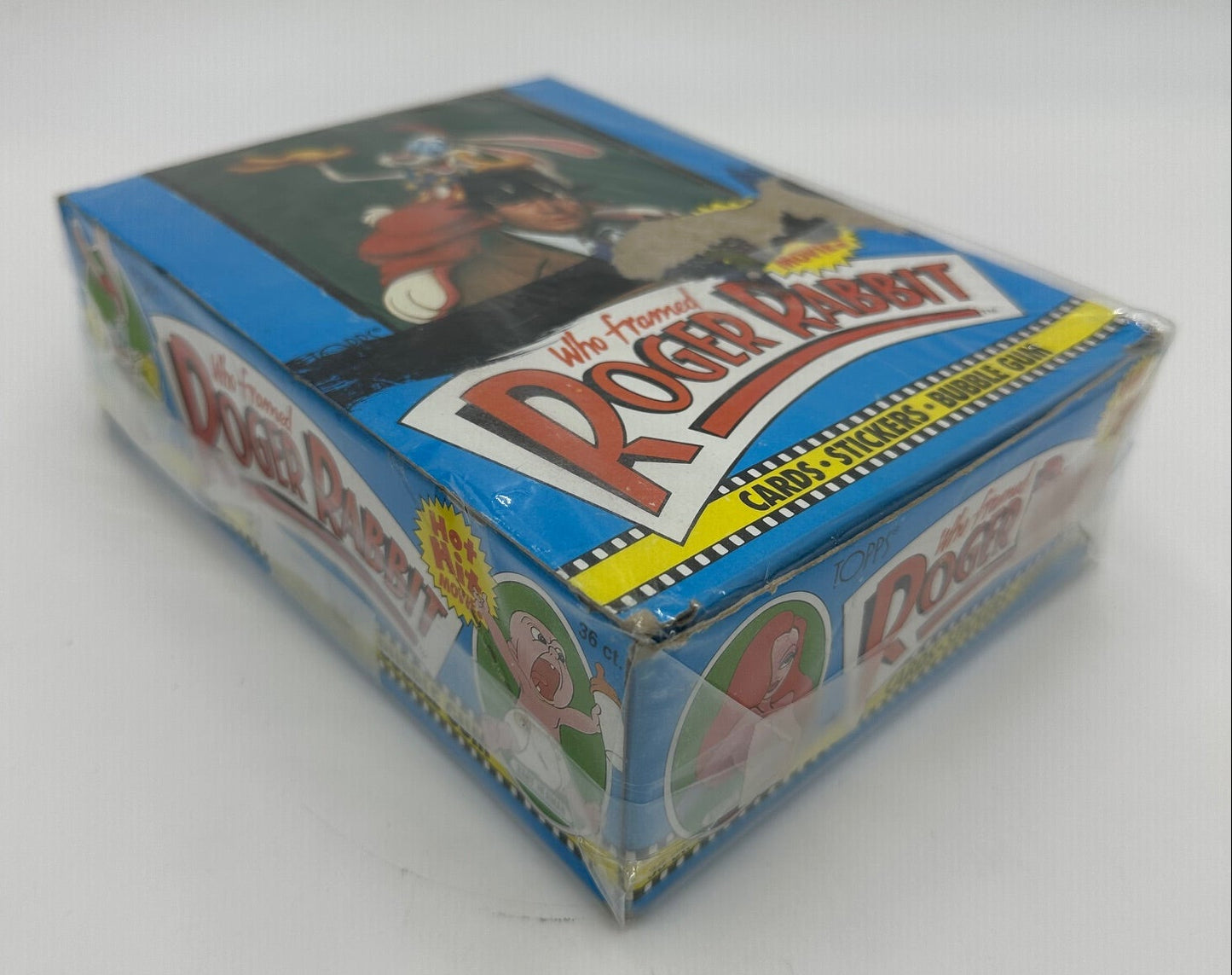 1988 Topps Who Framed Roger Rabbit Movie Trading Cards Wax Box (36 packs) Unopened