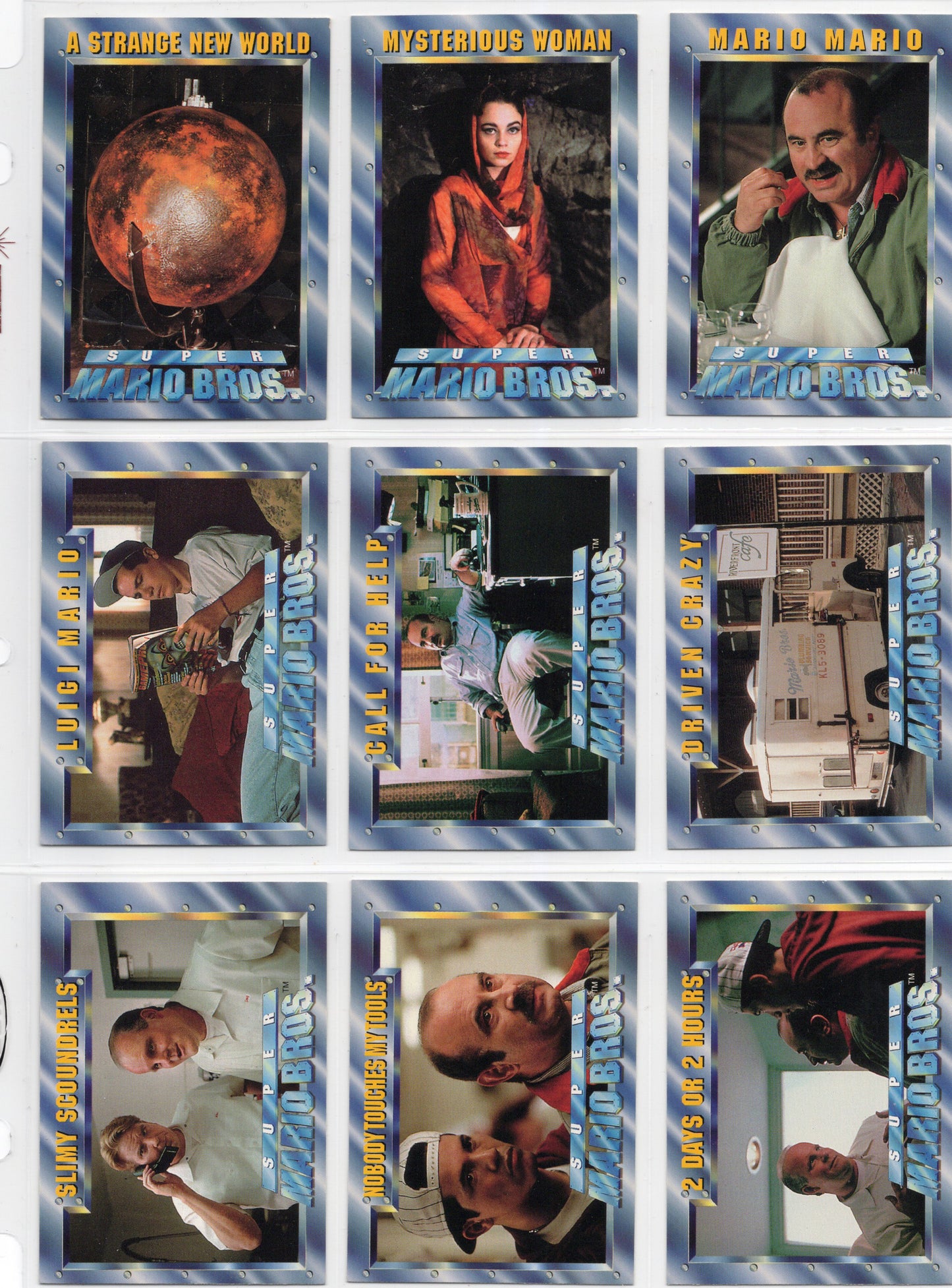 1993 Skybox Super Mario Bros Movie Complete Trading Card Set (100 Cards)