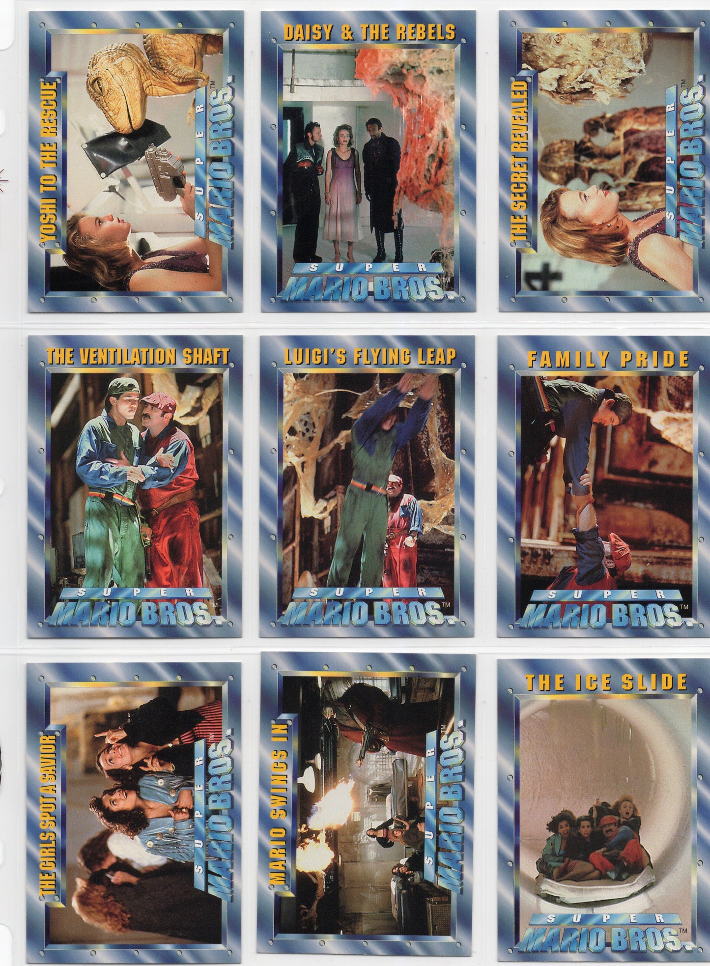 1993 Skybox Super Mario Bros Movie Complete Trading Card Set (100 Cards)