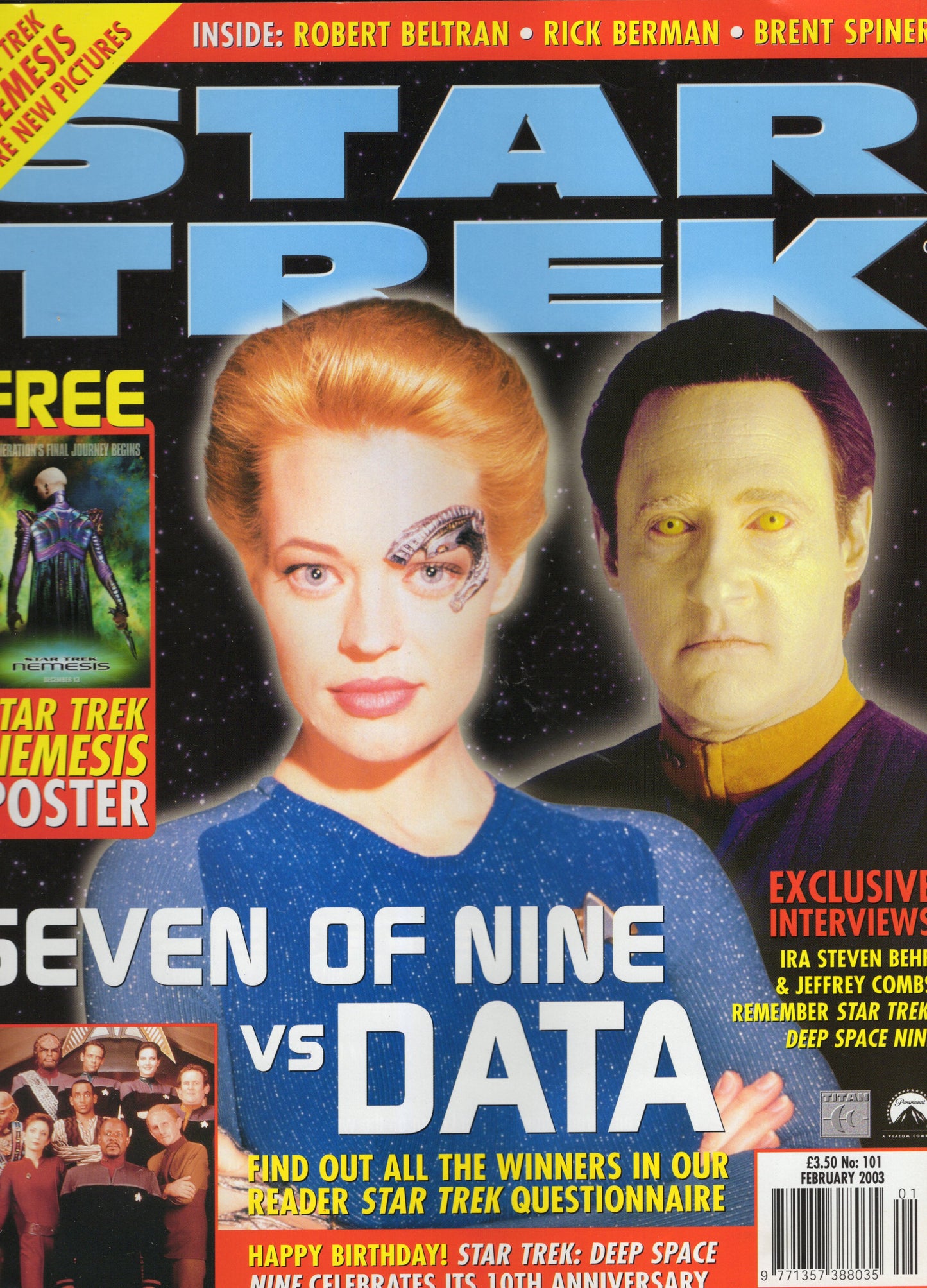 Star Trek Issue 101 (Feb 2003) Magazine