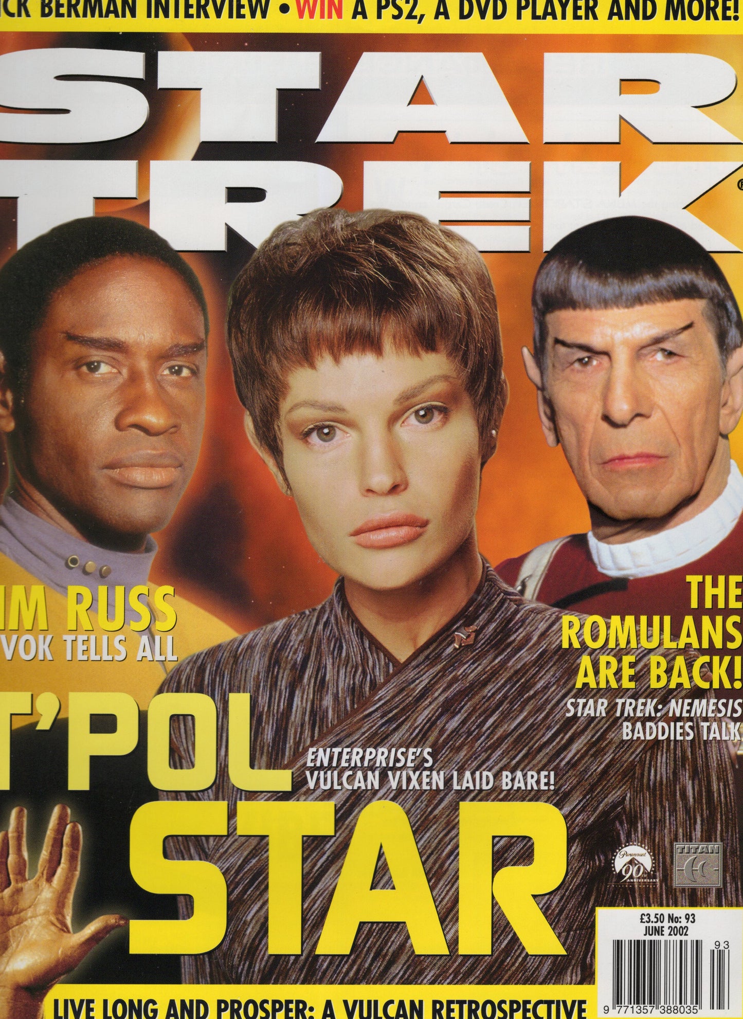 Star Trek Issue 93 (Jun 2002) Magazine