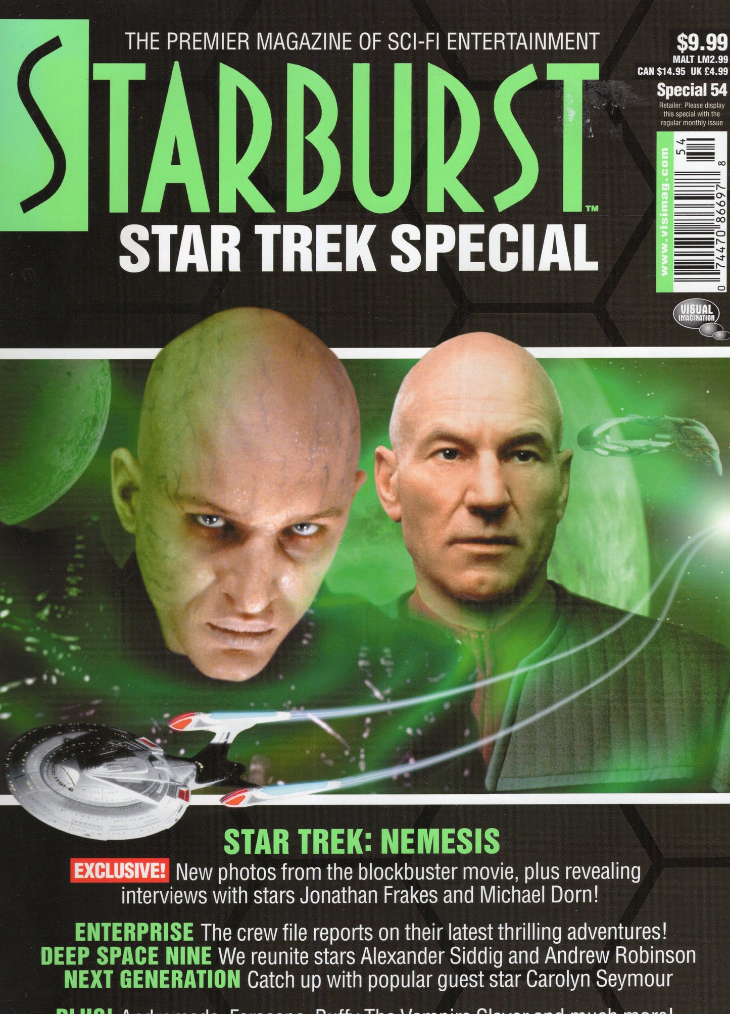 2002 Starburst Special #54 Star Trek Special Magazine