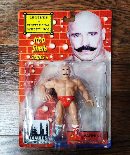 2000 Figures Toy Co Legends Of Professional Wrestling Iron Sheik Figure