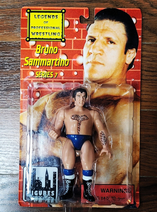 2000 Figures Toy Co Legends Of Professional Wrestling Bruno Sammartino Figure