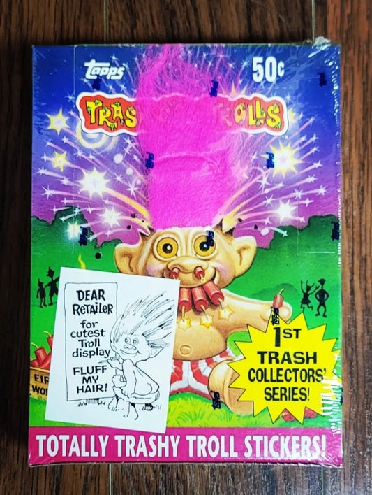 1992 Topps Trolls Trash 1st Edition Trading Cards Box (36 Packs)