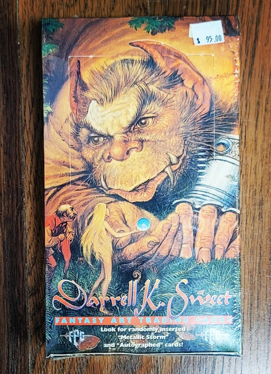 1994 FPG Darrell K Sweet Fantasy Art Trading Cards Hobby Box (36 Packs)