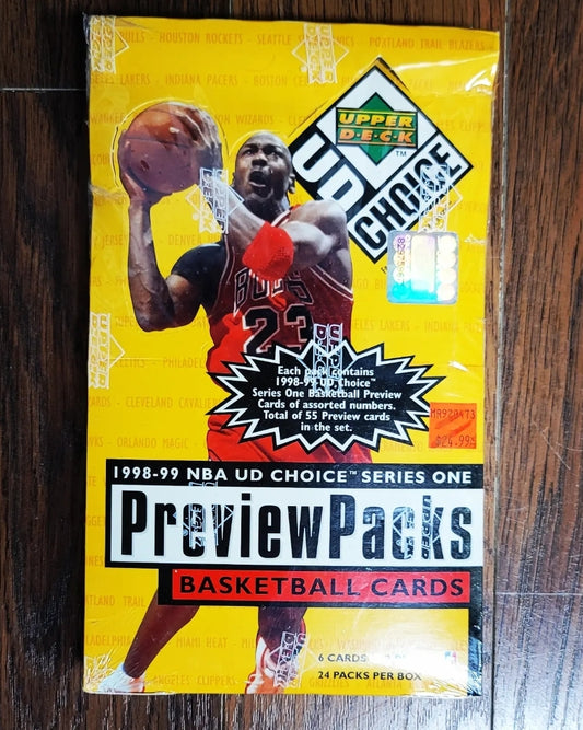 1998/99 Upper Deck Choice Series One Preview Basketball Box Michael Jordan