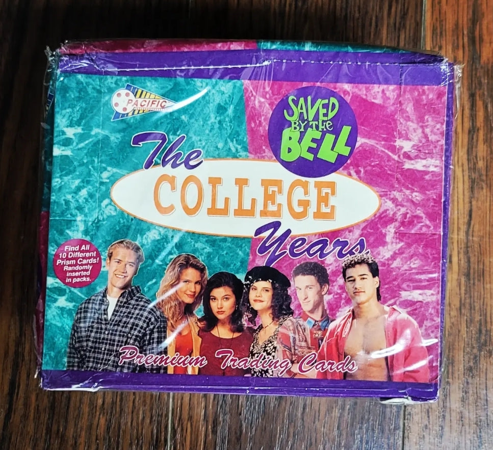 1994 Pacific Save By The Bell College Years Trading Cards Box (36 Packs)