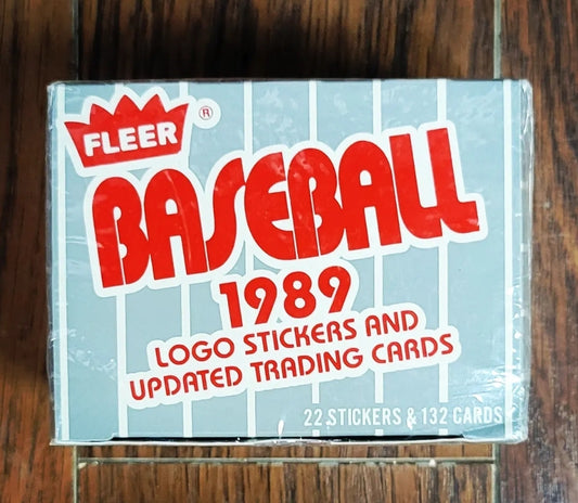 1989 Fleer Update Baseball Card Set (Deion Sanders, Randy Johnson RC)
