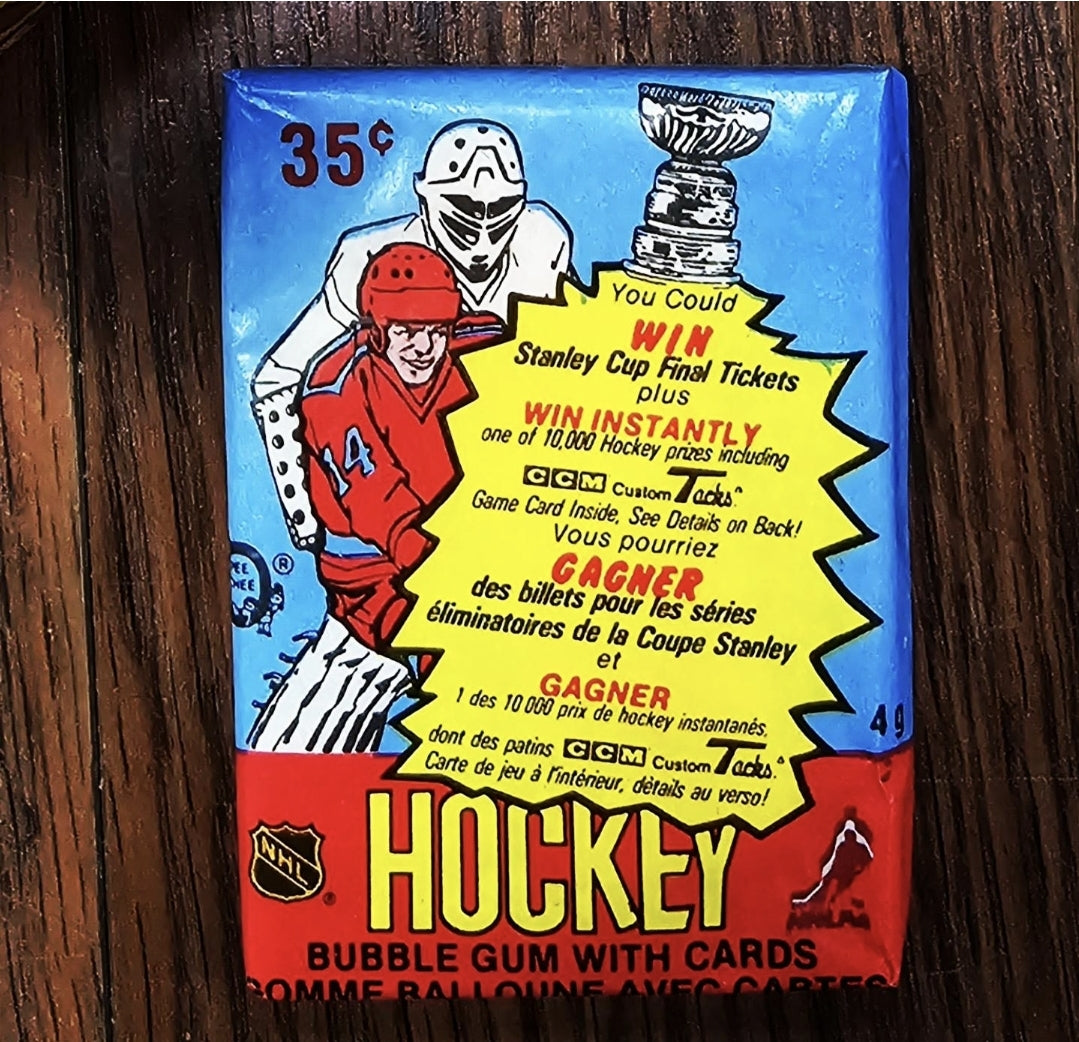 1984/85 OPC O-Pee-Chee Hockey (1) Wax Pack Steve Yzerman Rookie Year