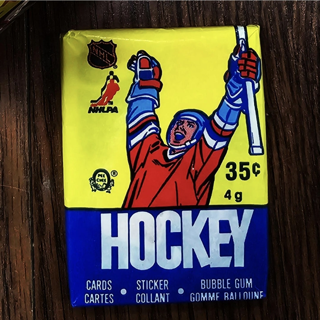 1985/86 OPC O-Pee-Chee Hockey (1) Wax Pack Mario Lemieux Rookie Year