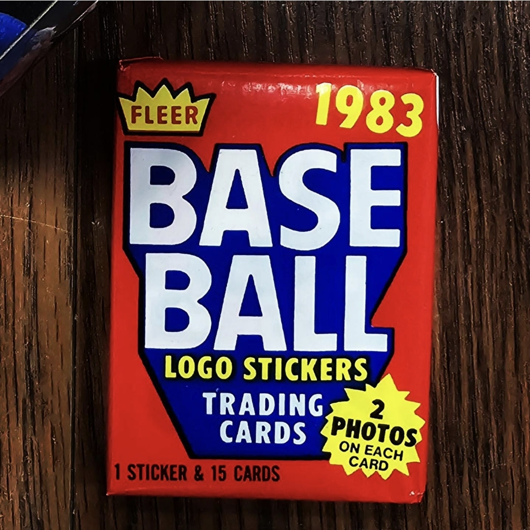 1983 Fleer Baseball (1) Wax Pack Possibe Tony Gwynn Rookie Card
