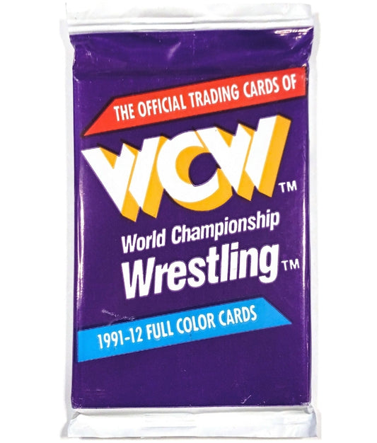 1991 Impel WCW Wrestling Unopened Hobby Pack (12 Cards)