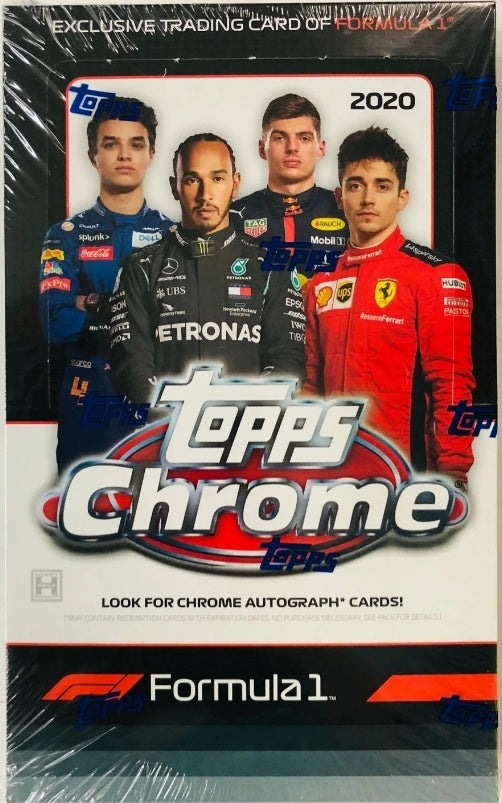 2020 Topps Chrome F1 Formula 1 Racing Cards Sealed Case (12 Box) Extremely Rare