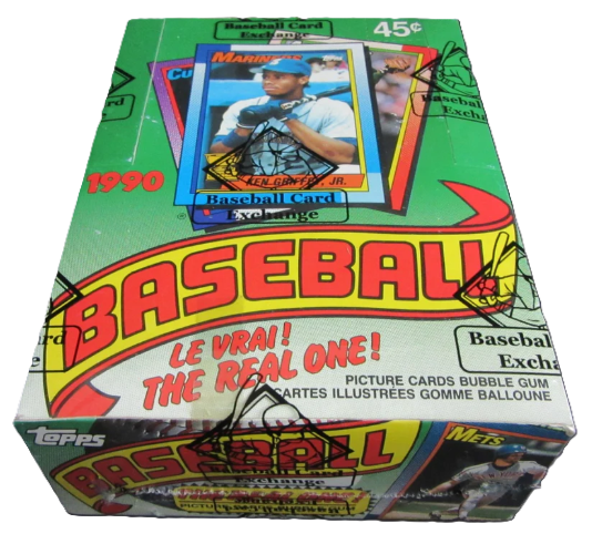 1990 OPC O-Pee-Chee Baseball Cards Wax Box (36 Packs) BBCE Authenticated Possible Frank Thomas Rookie