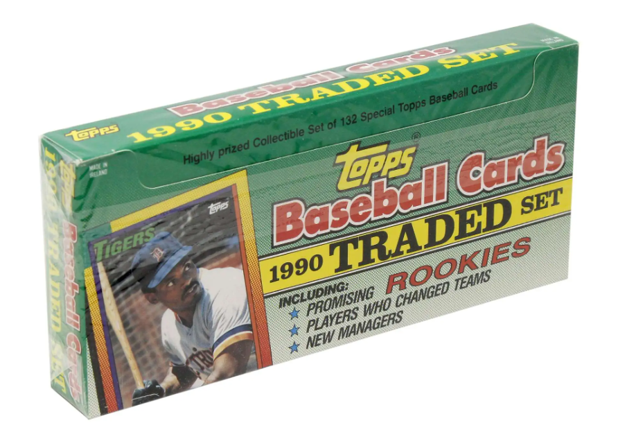 1990 Topps MLB Baseball Card Traded Set (132 Cards) Sealed
