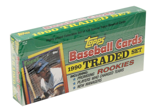 1990 Topps MLB Baseball Card Traded Set (132 Cards) Sealed