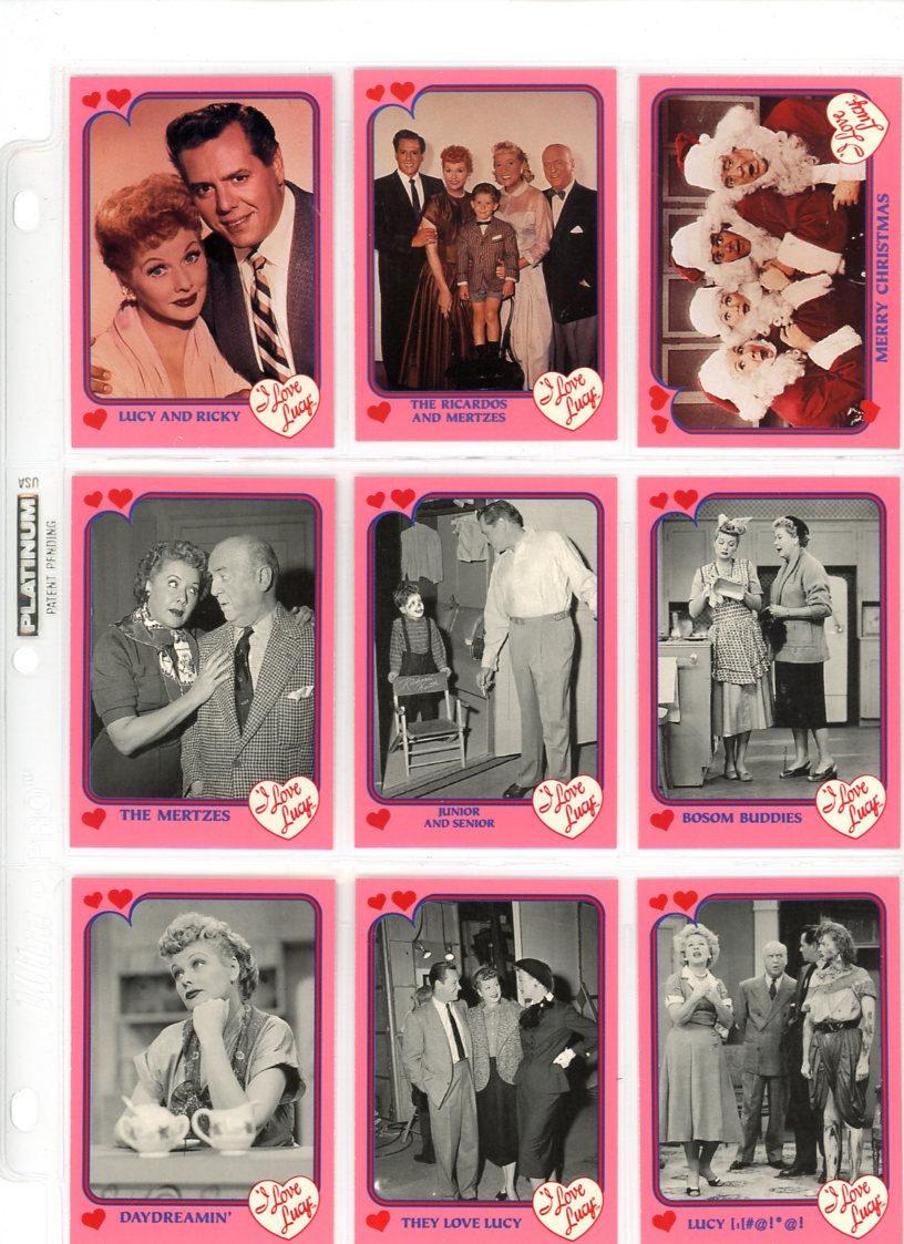 1991 Pacific I Love Lucy Complete Set (110 Cards)