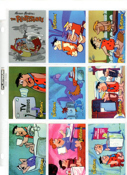 1993 Cardz Hanna-Barbera The Flintstones Complete Set (100 Cards) with Bonus Cards