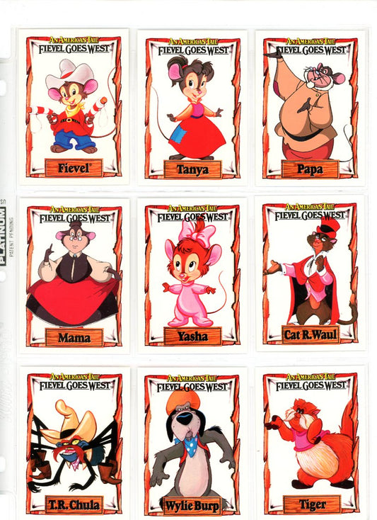 1991 Impel An American Tale Complete Base Set (150 Cards) no Holograms