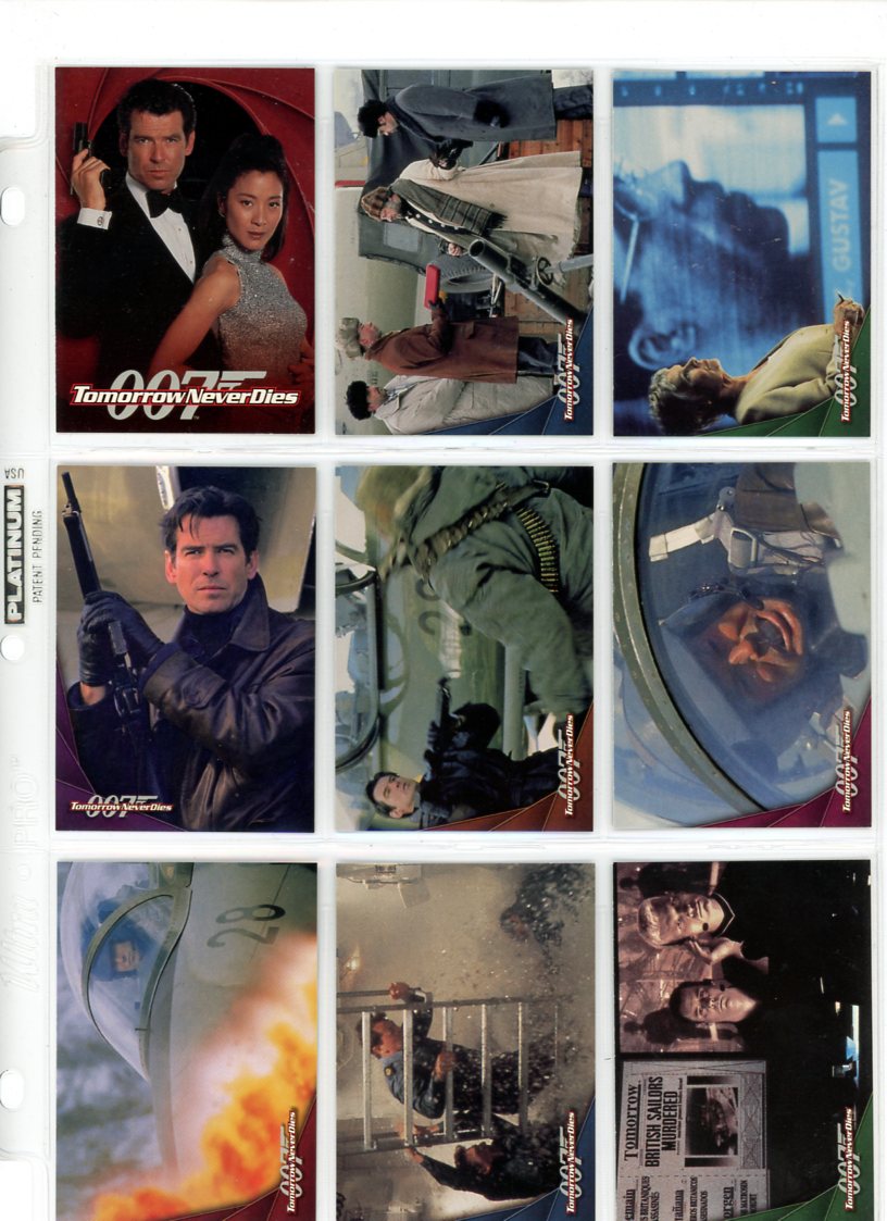 1997 Inkworks James Bond: Tomorrow Never Dies Complete Set (90 Cards)