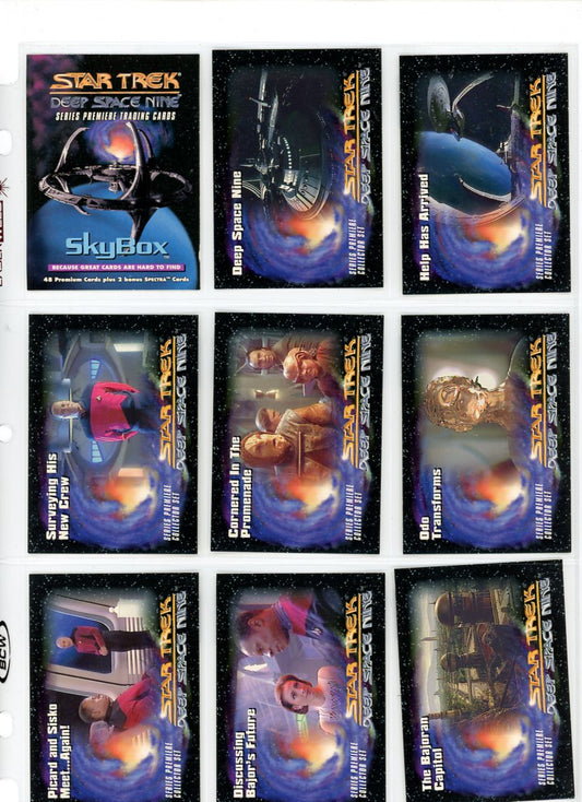 1993 Skybox Star Trek: Deep Space Nine Complete Set (50 Cards)