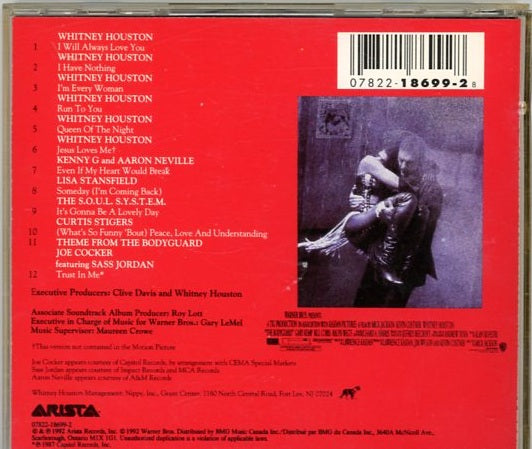 The Bodyguard (1992) Original Motion Picture Soundtrack Vintage CD