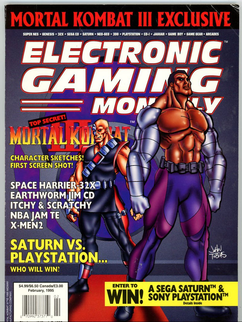 Electronic Gaming Monthly #67 (February 1995) Vintage Newsstand Video Game Magazine