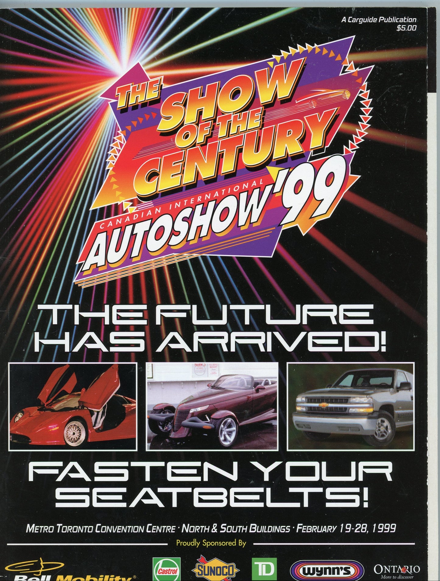 1999 Canadian International Auto Show Official Program Feb 18-19 Toronto