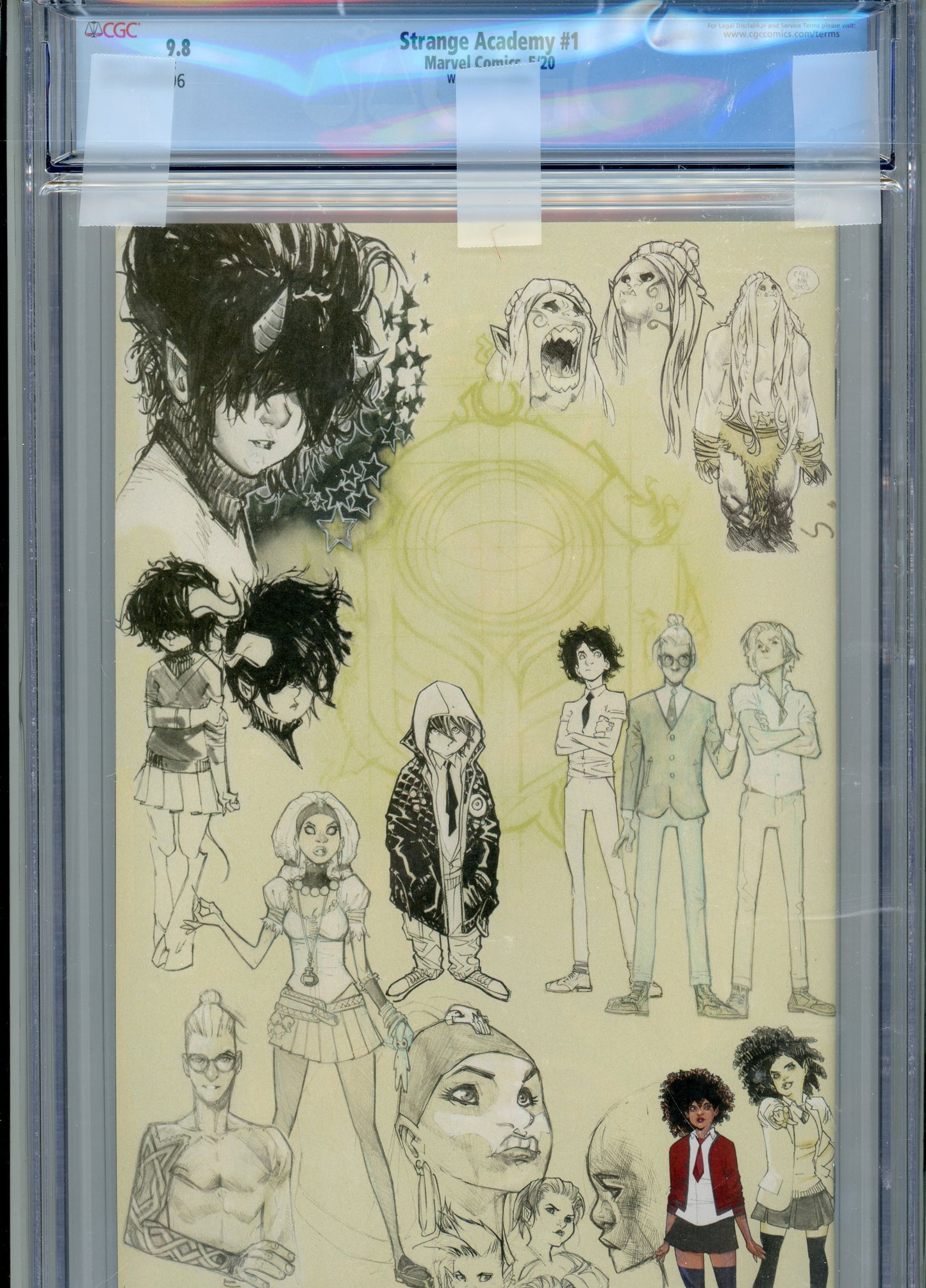 2020 Marvel Strange Academy #1 Graded Comic Book CGC 9.8