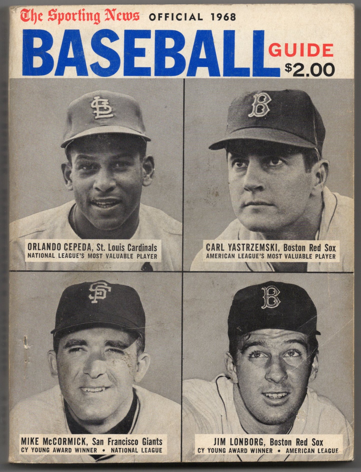 1968 The Sporting News Official Baseball Guide