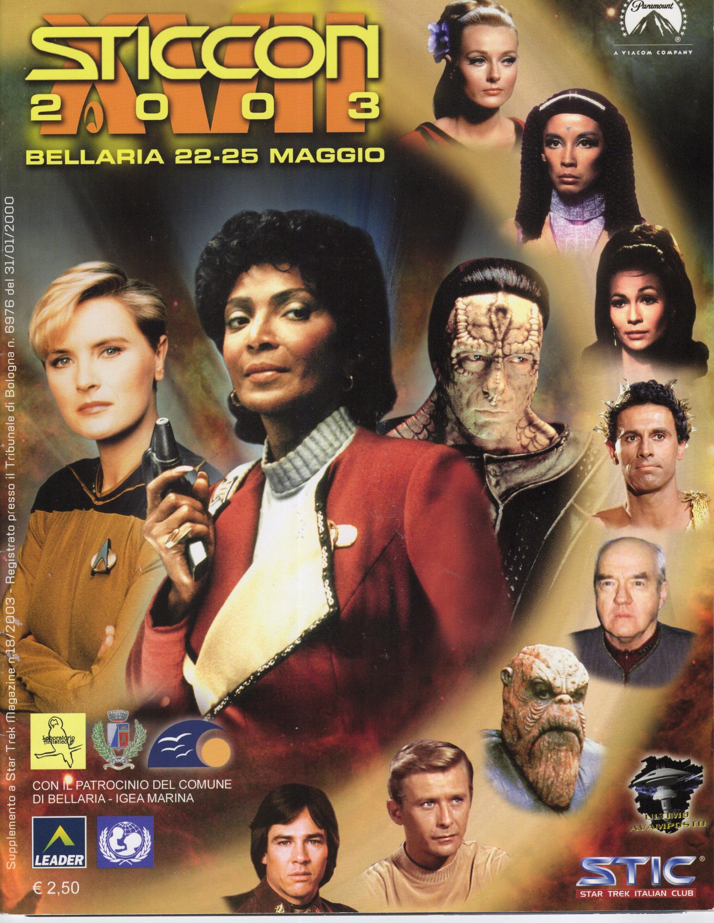 Star Trek Italian Club Convention Bellaria Italy May 22-25 2003 Official Program Vintage Magazine