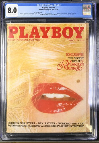 1979 Playboy Graded Magazine Issue #v26 #5 Cheryl Larsen Cover CGC 8.0