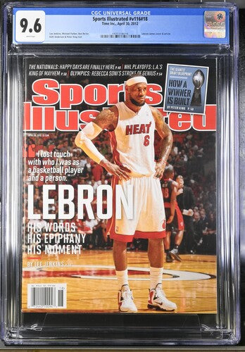 2012 Sports Illustrated Graded Magazine Issue #v116 #18 LeBron James Cover Newsstand CGC 9.6