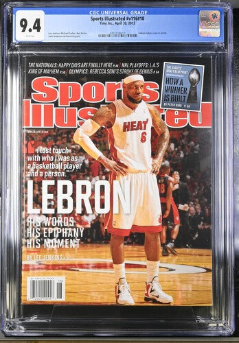 2012 Sports Illustrated Graded Magazine Issue #v116 #18 LeBron James Cover Newsstand CGC 9.4