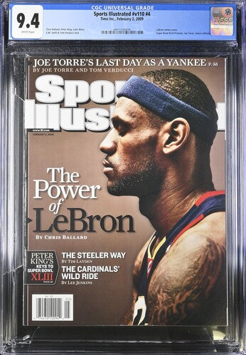 2009 Sports Illustrated Graded Magazine Issue #4 "The Power of LeBron" CGC 9.4 High Grade!