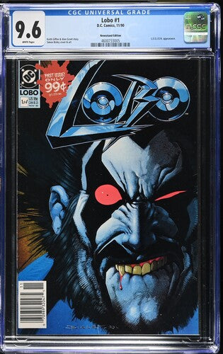 1990 D.C. Lobo #1 Graded Comic Book CGC 9.6