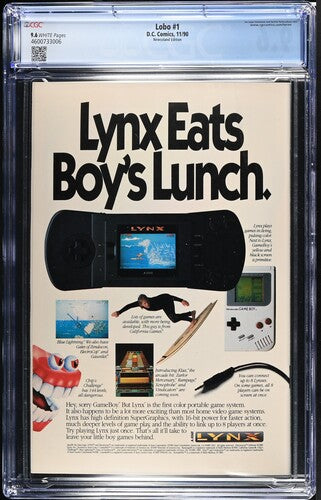 1990 D.C. Comics Lobo #1 Graded Comic Book CGC 9.6