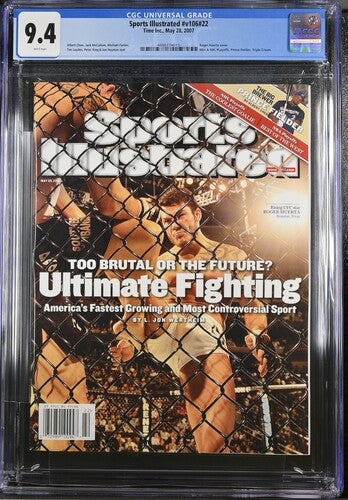 2007 Sports Illustrated #v106 #22 Graded Magazine Newsstand CGC 9.4 1st UFC Cover