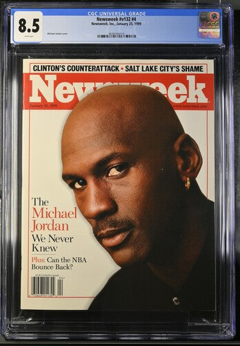 1999 Newsweek #v132 #4 Graded Magazine CGC 8.5 Michael Jordan Newsstand