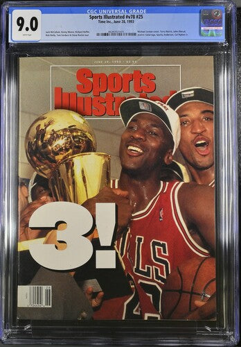 1993 Sports Illustrated Graded Magazine CGC 9.0 Michael Jordan Newsstand